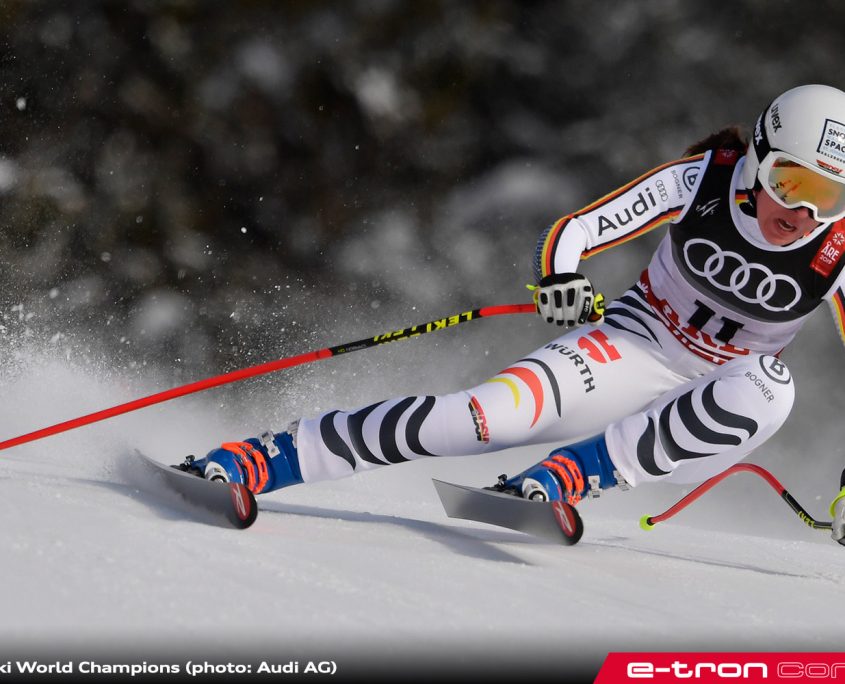 Audi Pin Badge Snow Motion Ski Sponsor DSV Skifahren 