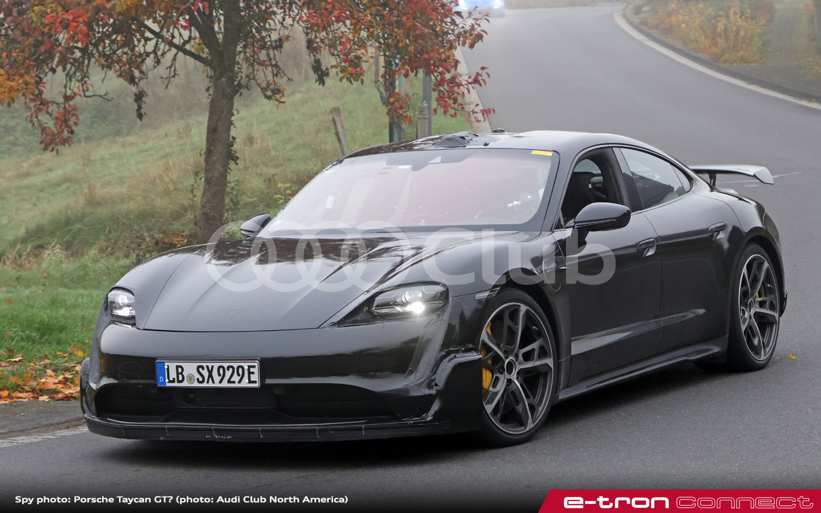 Spy Photo: Porsche Taycan GT? - e-tron connect