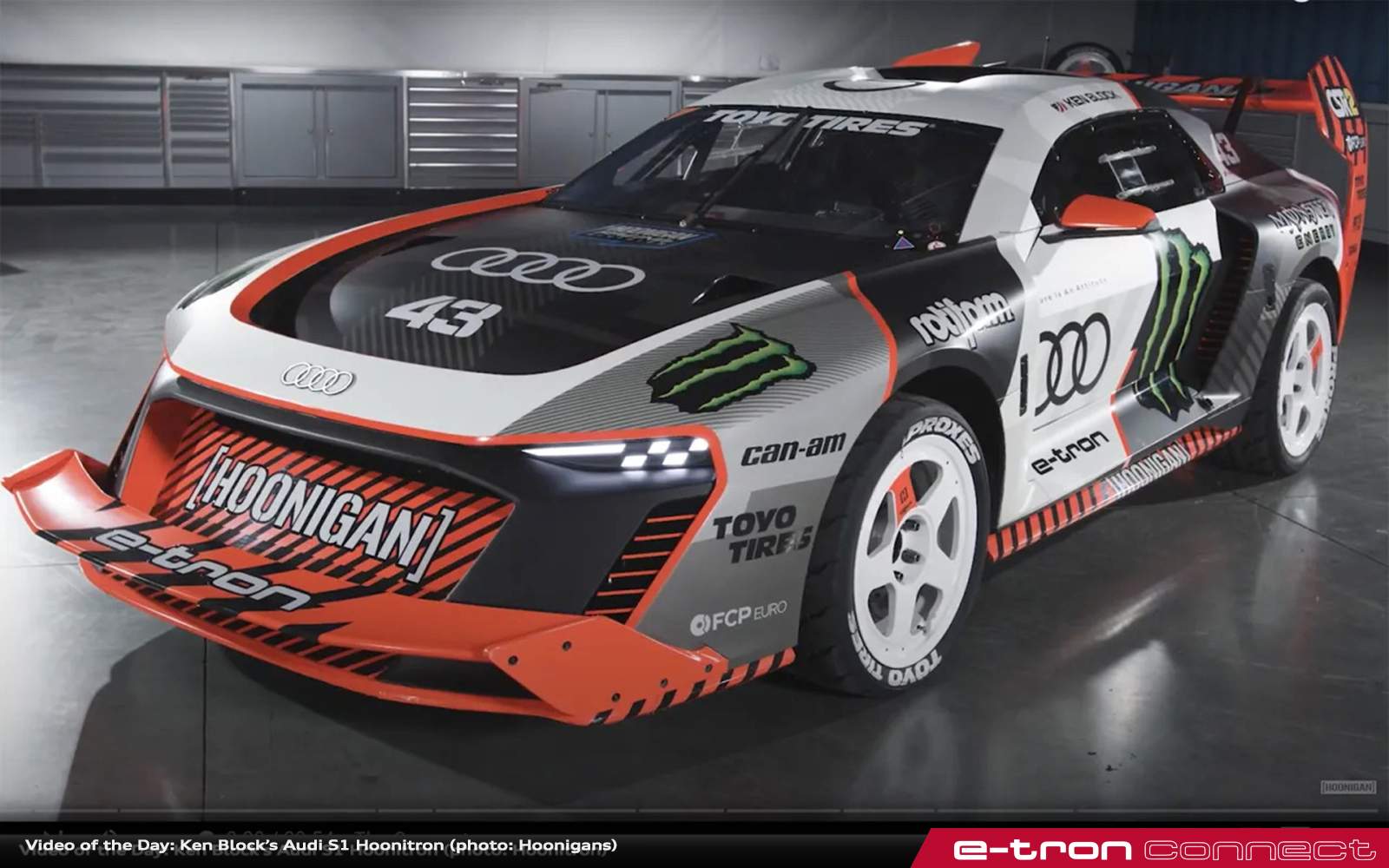 Video of the Day: Ken Block's Audi S1 Hoonitron - e-tron connect