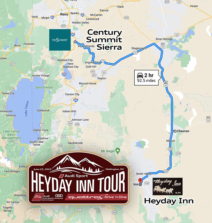 Heyday Inn Map