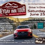 Drive and Dine Event to the Historic Heyday Inn for Lunch