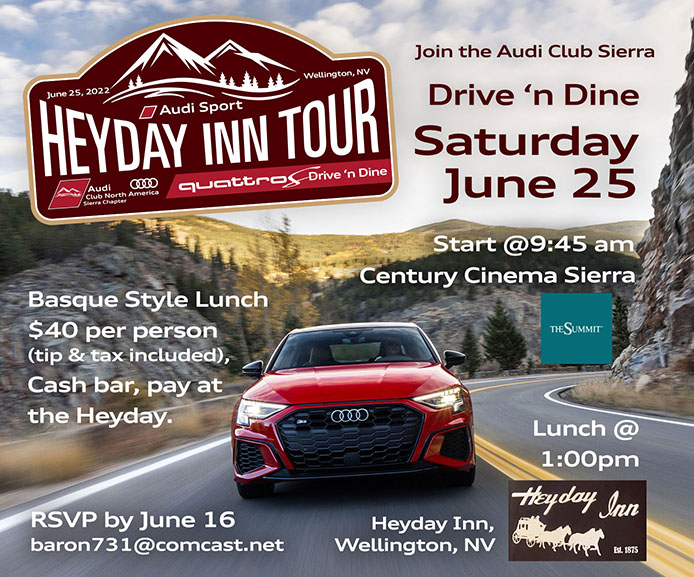 Heyday Inn Drive & Dine Tour