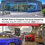 ACNA Sierra Chapter General Meeting - Sat, Aug 20, 2022 11am @ Audi Reno Tahoe