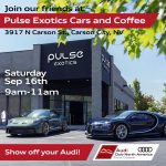 Join our Friends at Pulse Exotics Cars and Coffee