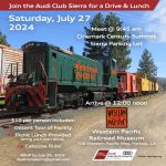Join the Audi Club Sierra for a Drive & Lunch to the Western Pacific Railroad Museum in Portola, CA