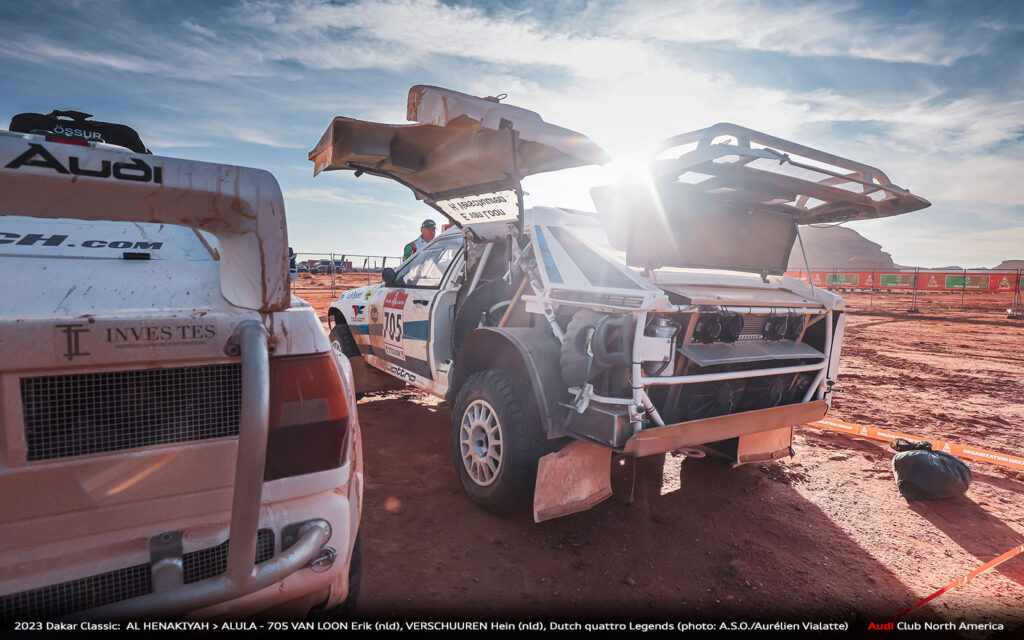 2023 Dakar Classic Dutch quattro Legends Stage 4 539