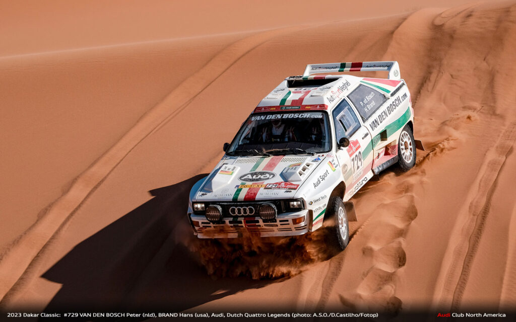 2023 Dakar Classic Dutch quattro Legends Stage 4 541