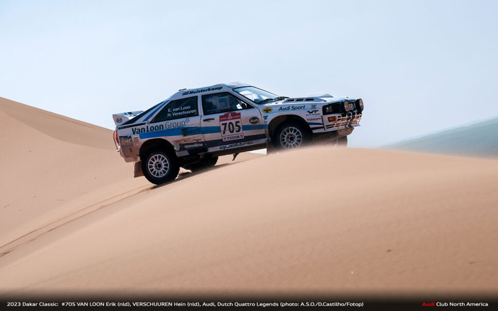 2023 Dakar Classic Dutch quattro Legends Stage 4 542