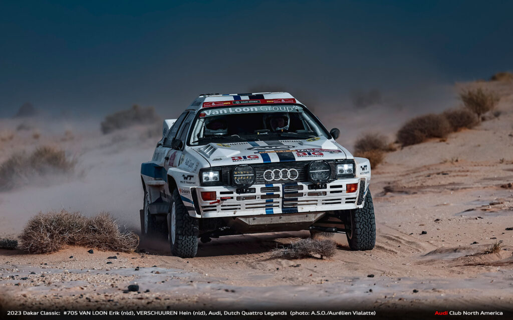 2023 Dakar Classic Dutch quattro Legends Stage 5 535