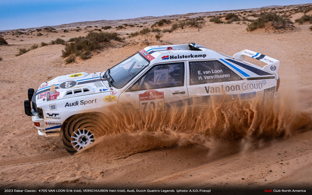 2023 Dakar Classic Dutch quattro Legends Stage 5 536
