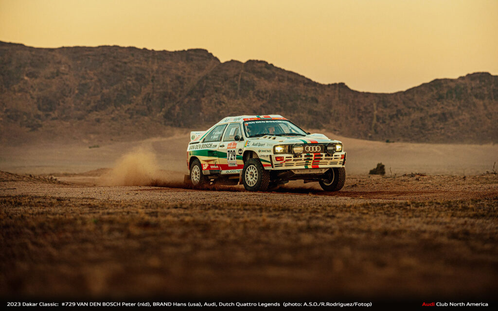 2023 Dakar Classic Dutch quattro Legends Stage 6 531
