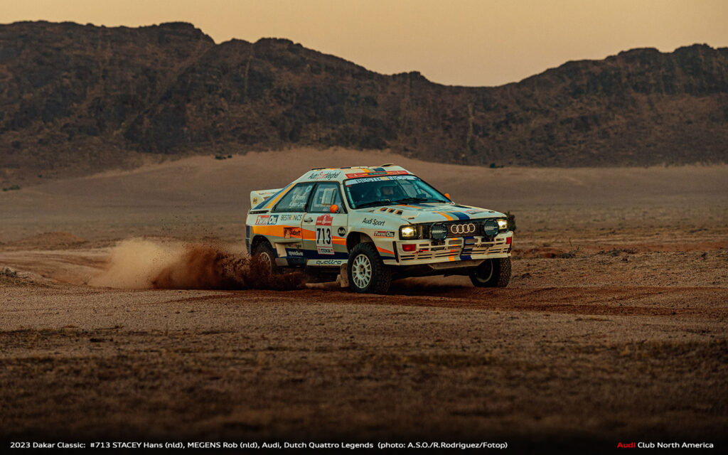 2023 Dakar Classic Dutch quattro Legends Stage 6 532
