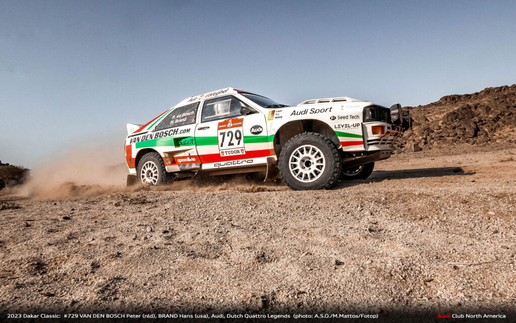 2023 Dakar Classic Dutch quattro Legends Stage 8 529