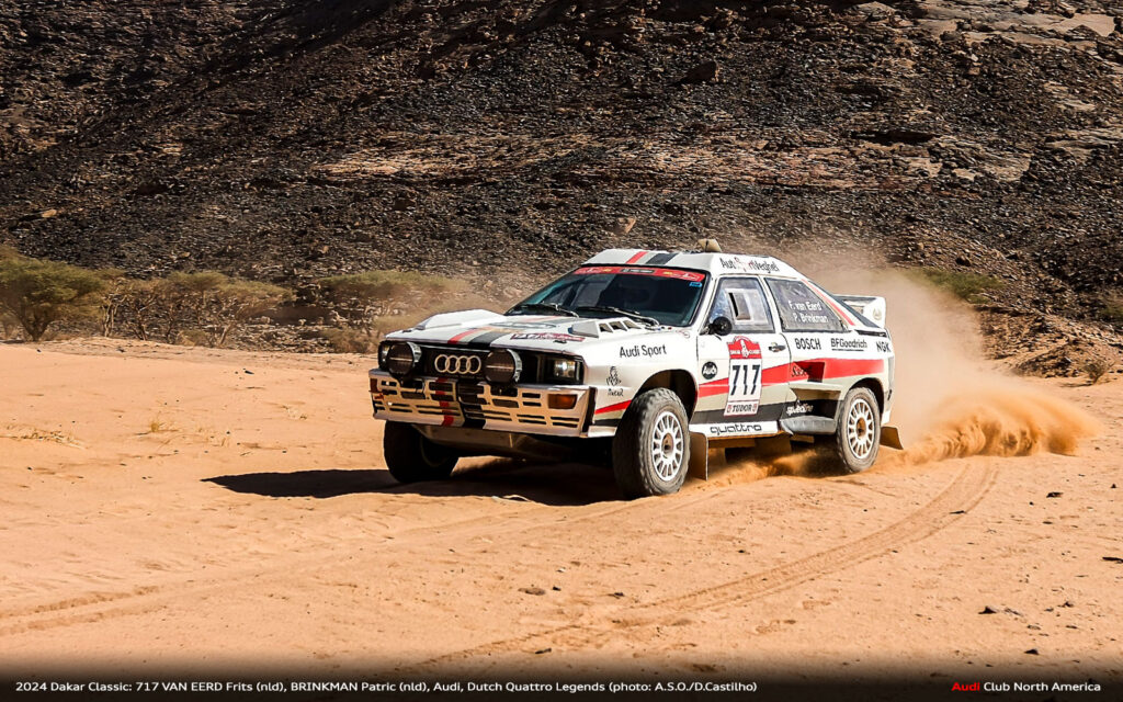 2024 Dakar Classic Audi Dutch quattro Legends 1410