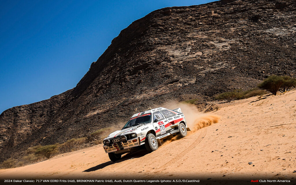 2024 Dakar Classic Audi Dutch quattro Legends 1411