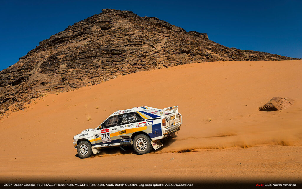 2024 Dakar Classic Audi Dutch quattro Legends 1412