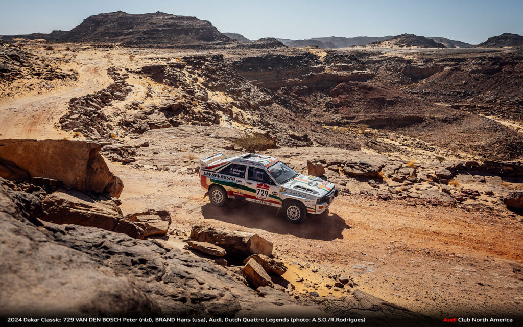2024 Dakar Classic Audi Dutch quattro Legends 1413