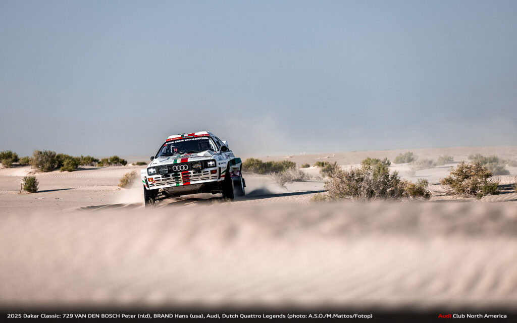 2025 Dakar Classic Dutch Audi Quattro Legends 805
