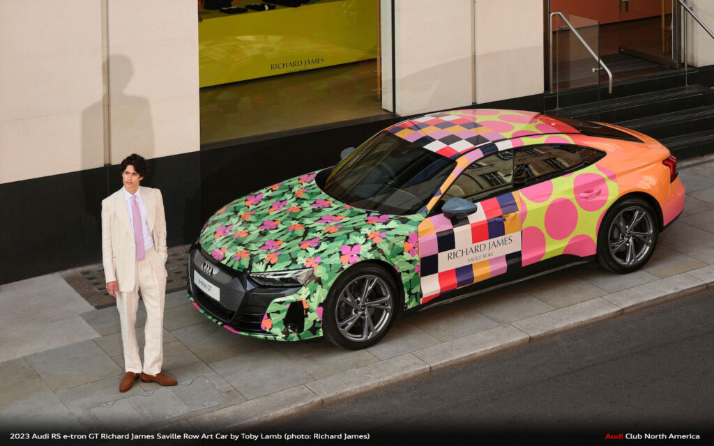 Audi RS e tron GT Richard James Toby Lamb Art Car 587
