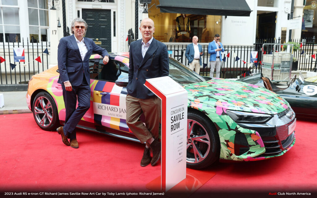Audi RS e tron GT Richard James Toby Lamb Art Car 588