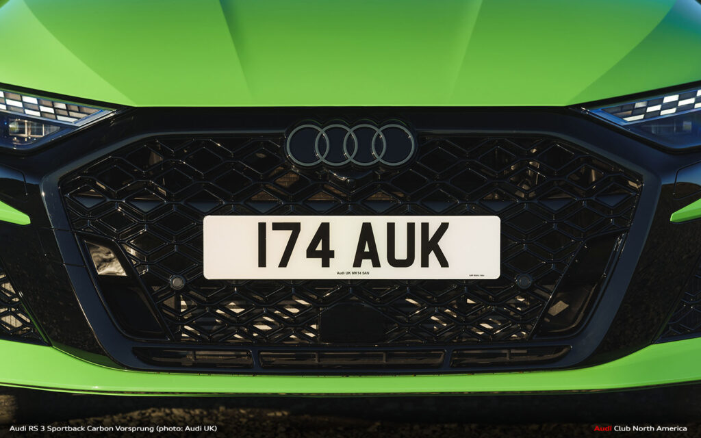 Audi RS3 Sportback UK 326