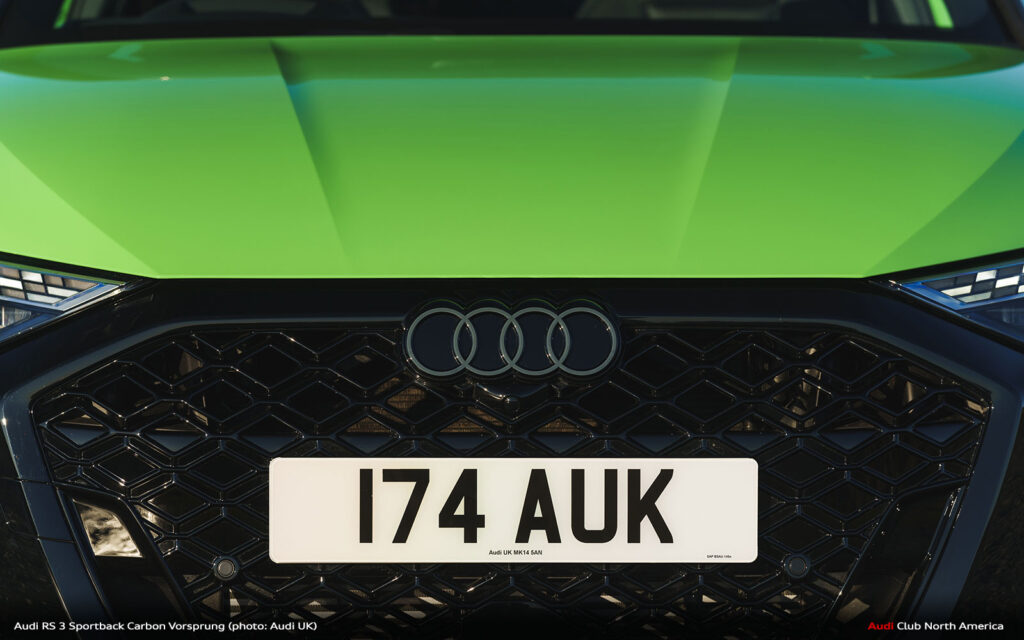 Audi RS3 Sportback UK 327