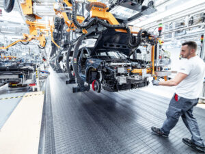 Production Audi Q6 e tron at the Ingolstadt site