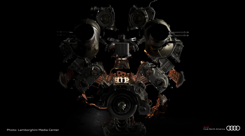 Perfecting the new V8 Twin Turbo engine made in Sant’Agata Bolognese