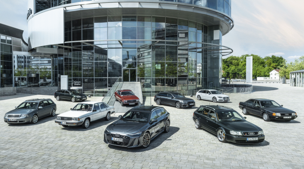 Audi A6 Group Photo - Nine Generations