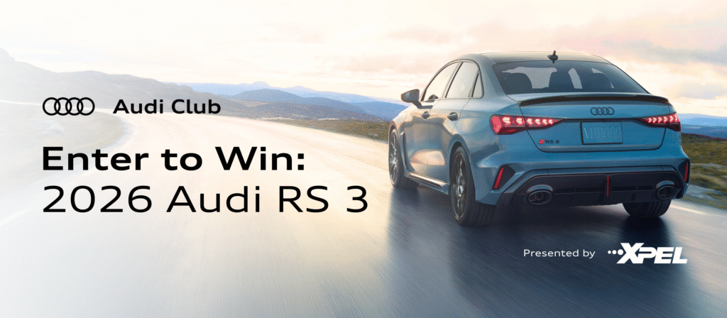 Enter to Win a 2026 Audi RS 3