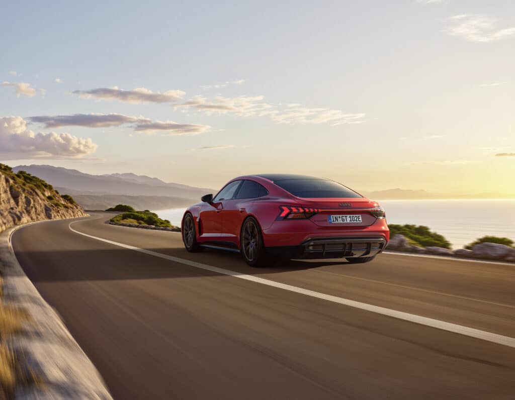 Entering the premium class: Audi e tron GT quattro combines emot