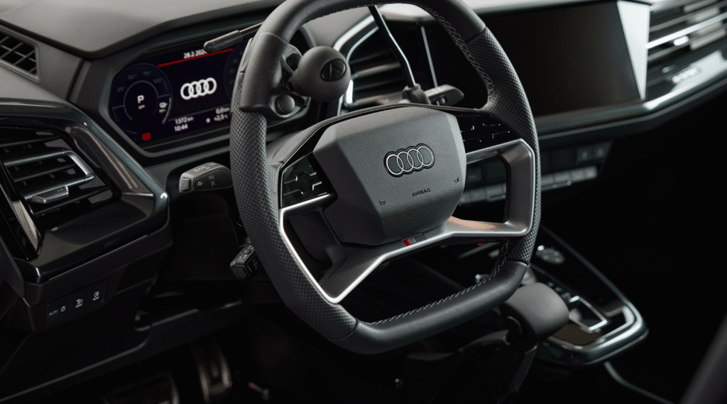 Audi steering wheel