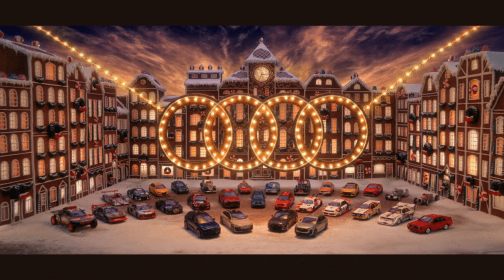 Audi Gingerbread Village