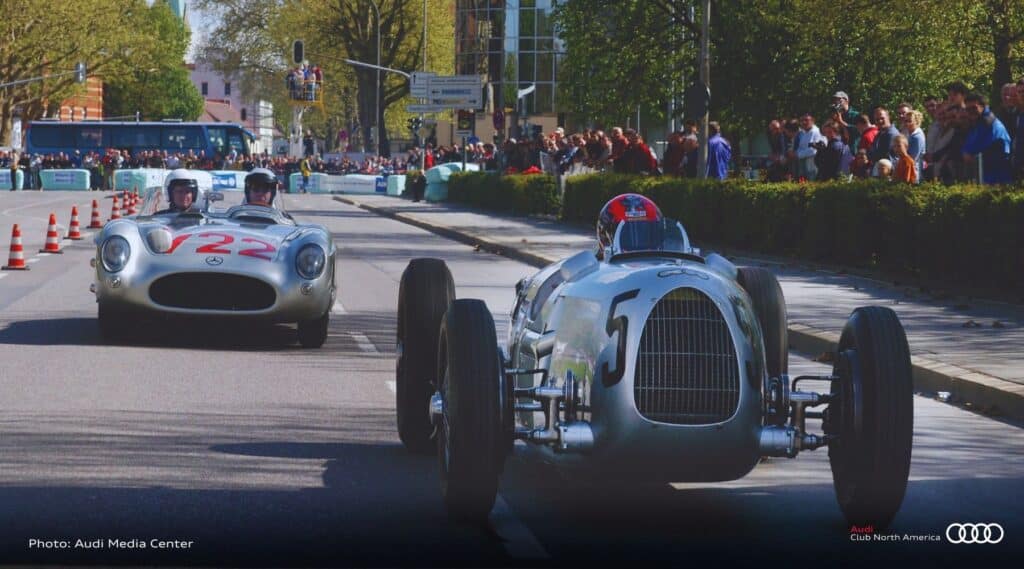 Audi leading Mercedes