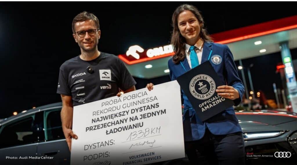 Audi A6 etron world record