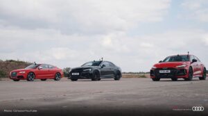 Three RS 5 generations