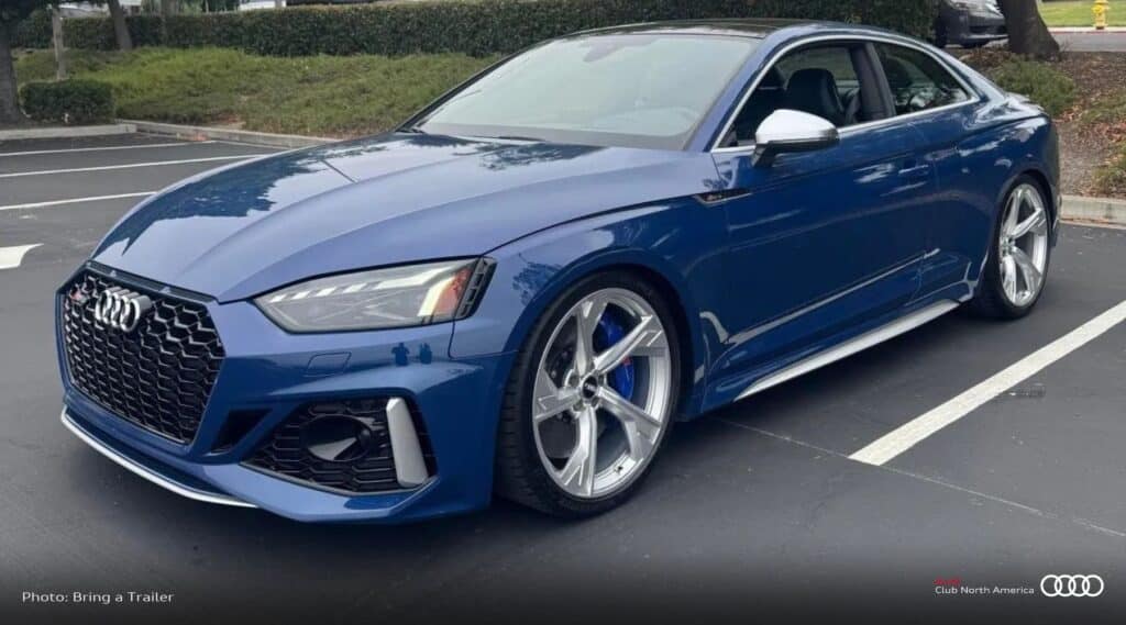2021 Audi RS5 Coupe Ascari Launch Edition front three quarters