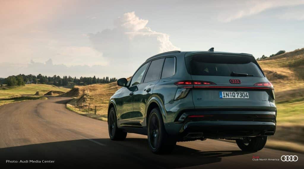 Audi Q7 on the road