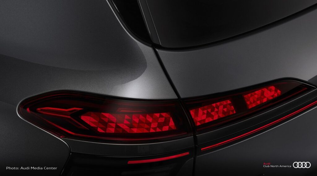 Audi Q9 taillight closeup