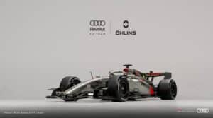 Audi R26 and Öhlins