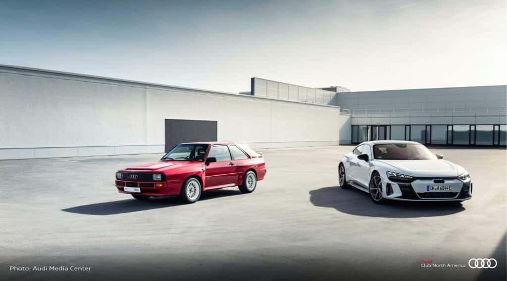Audi e tron GT with Quattro