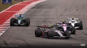 Bortoleto racing at USGP