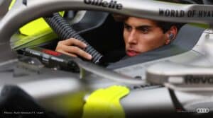 Gabriel Bortoleto sitting in R26