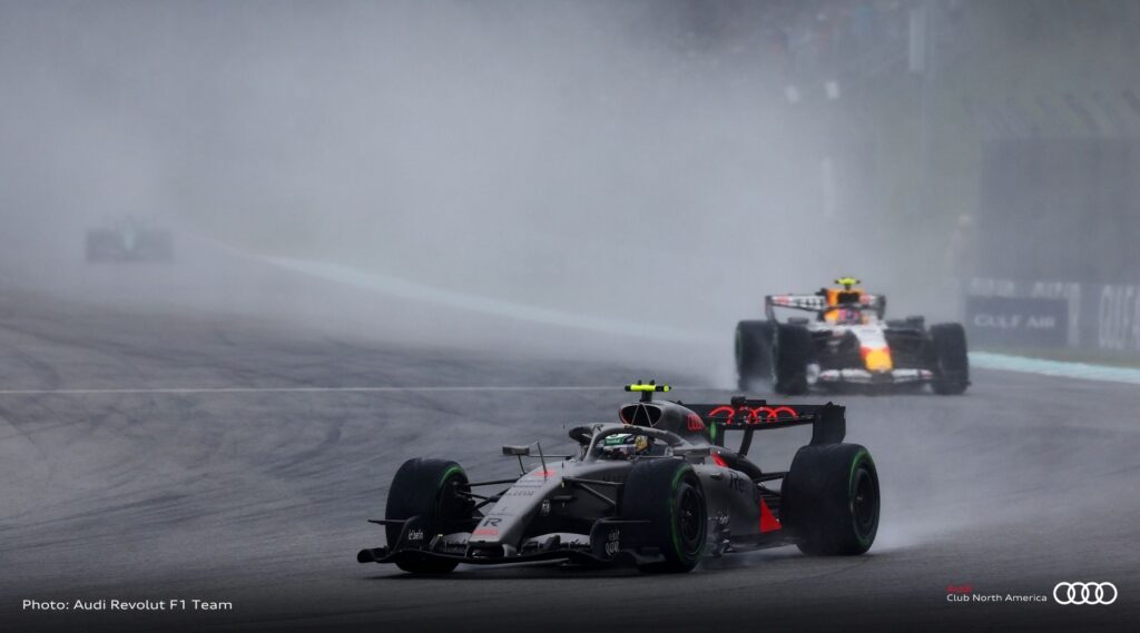 Rain Soaked Bahrain Grand Prix
