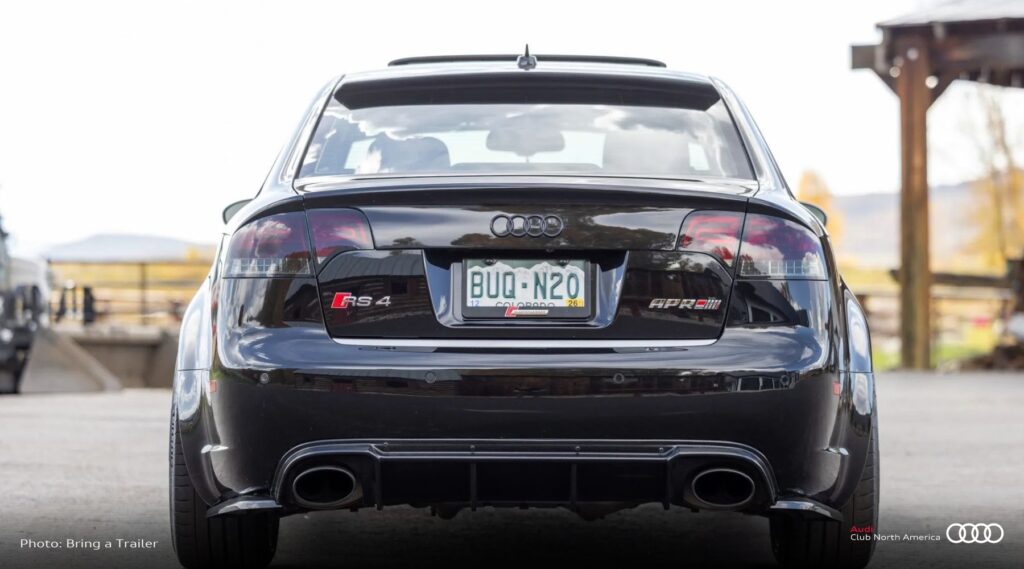 Supercharged 2007 Audi RS4 rear