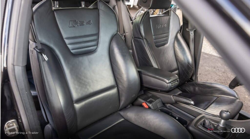 Supercharged 2007 Audi RS4 seats