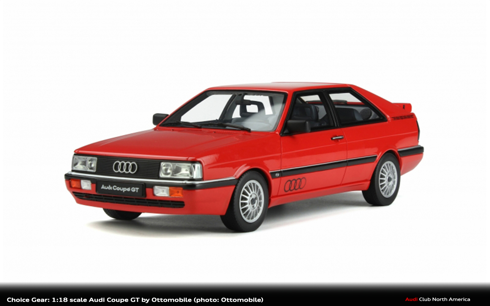 Choice Gear of the Day: 1/18 Scale Audi Coupe GT by Ottomobile