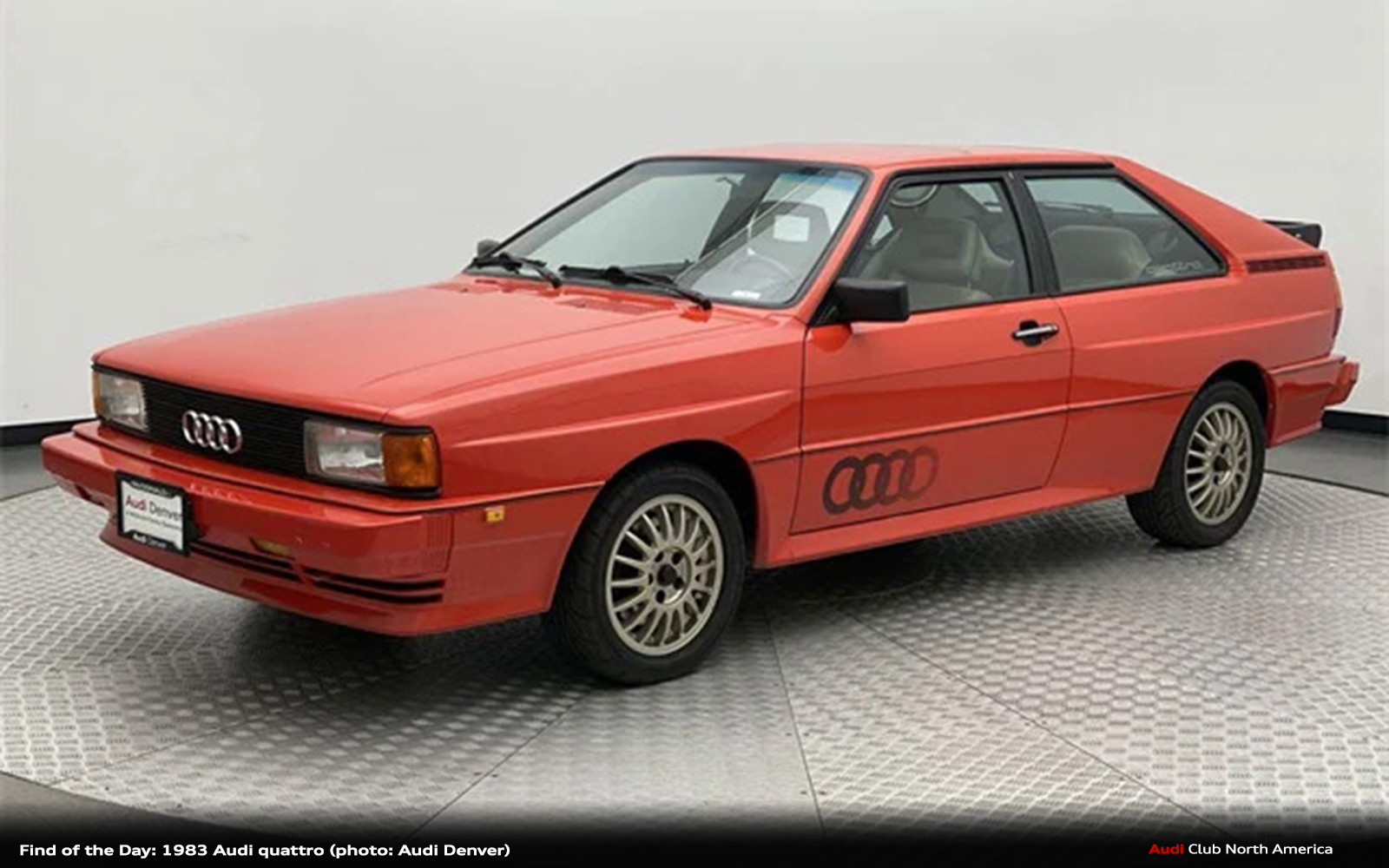 Find of the Day: 1983 Audi quattro - Audi Club North America