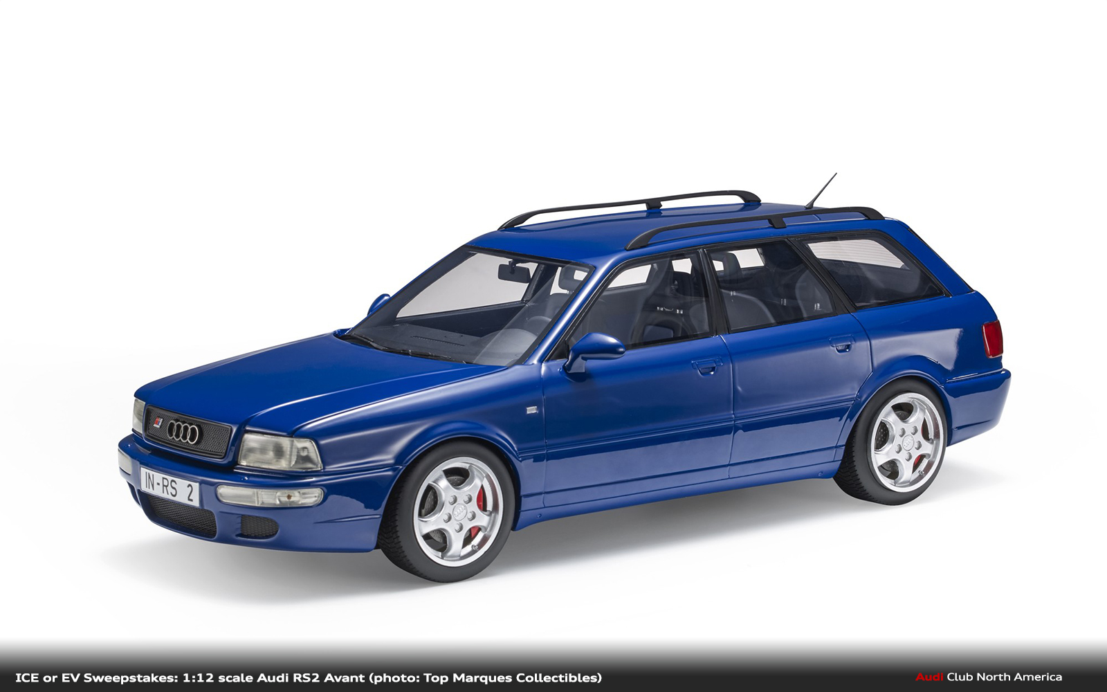 Chance to Win a 1:12 Scale Nogaro Blue Audi RS2 With Every